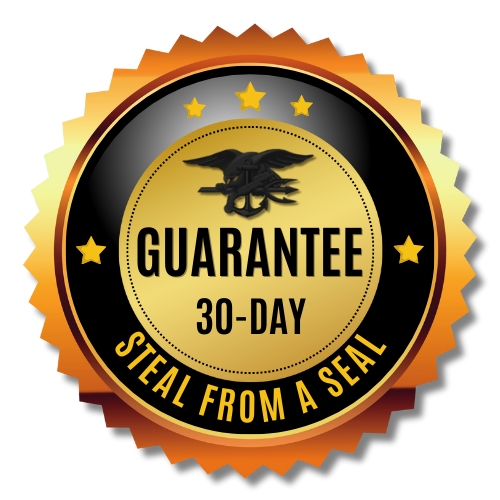 Chris Sajnog's Steal From a SEAL Money Back Guarantee Badge